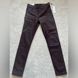 NWT Joe’s The Charlie Brown Coated Skinny Ankle Pants Size 27